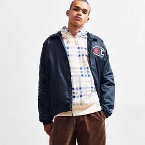 Champion Plaid Hoodie